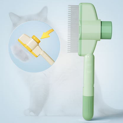 Furblu™ Self-Cleaning Pet Brush: Effortless Grooming, Gentle Massage, Shedding Solution