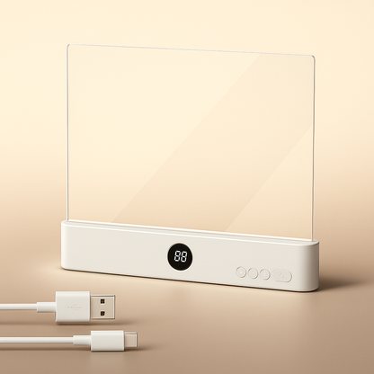 Portable LED Flat Panel Eye Protection Reading Light with Dimmable Timer